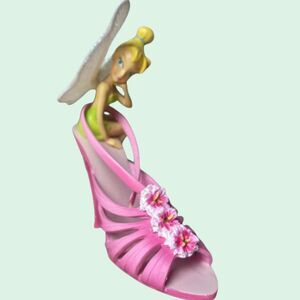 Hamilton Tinker Bell In The Pinks Shoe Figurine Disney Fairy Collectible